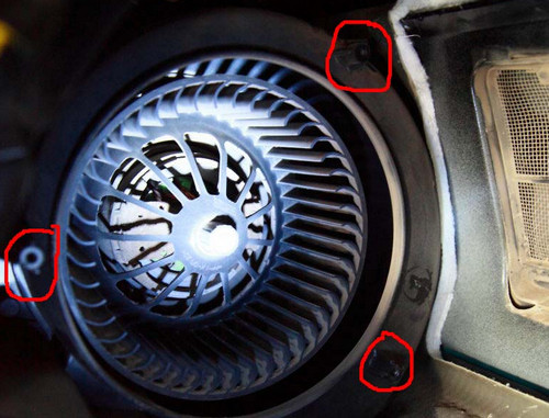 мотор печки на Ford C-Max