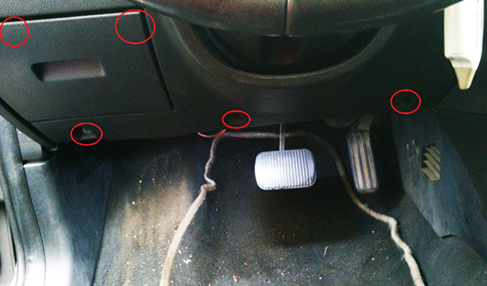 Замена лампочек в приборной панели форд мондео
